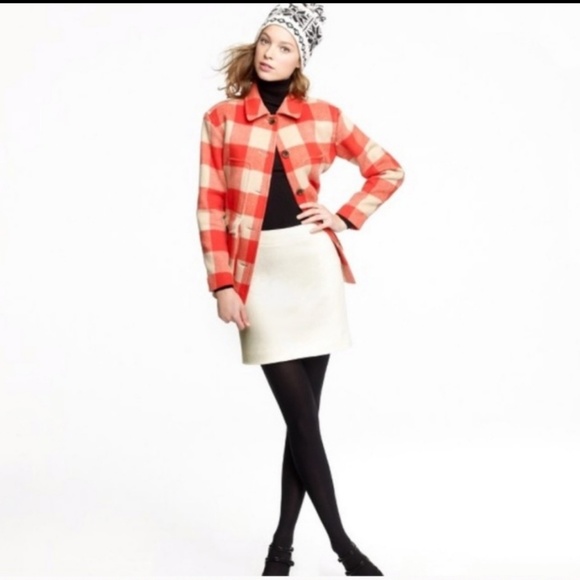 J. Crew Dresses & Skirts - J Crew Ivory Wool Skirt